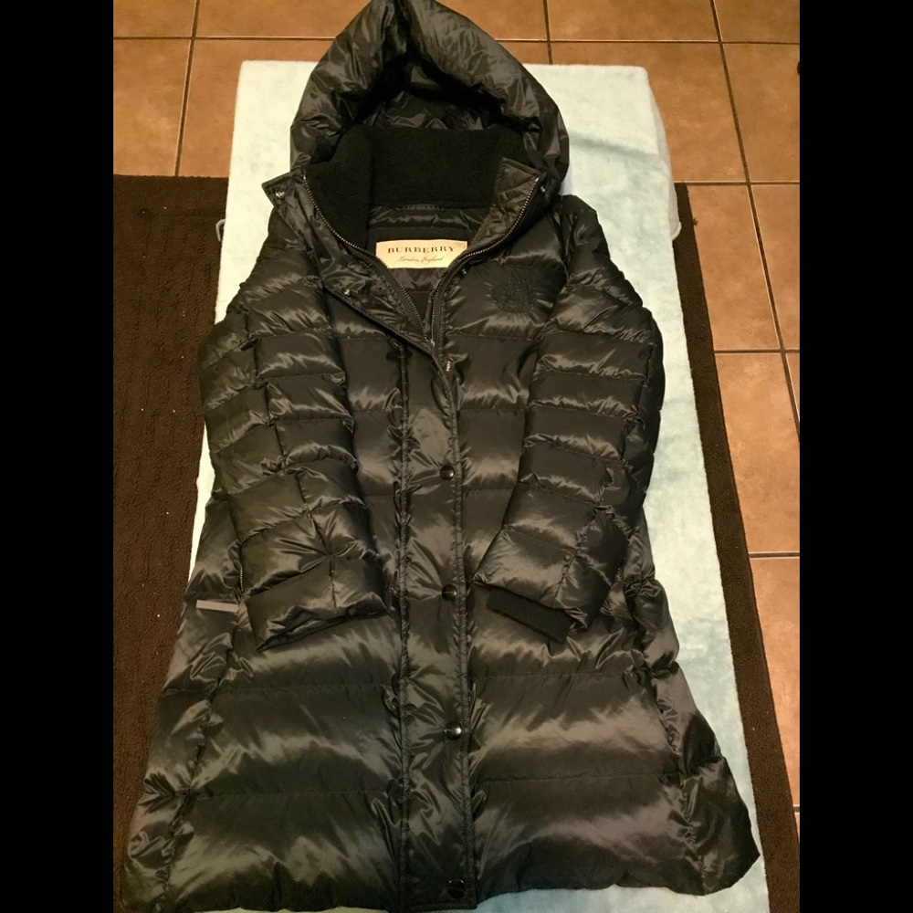 Burberry Kington Archive Logo Down Hooded Coat - Picture 2 of 8